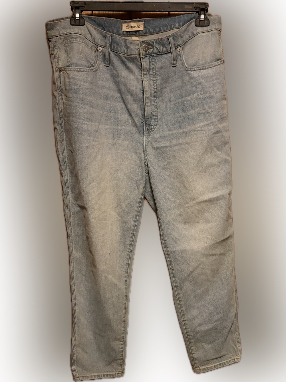 Madewell Light Blue Stovepipe Jeans